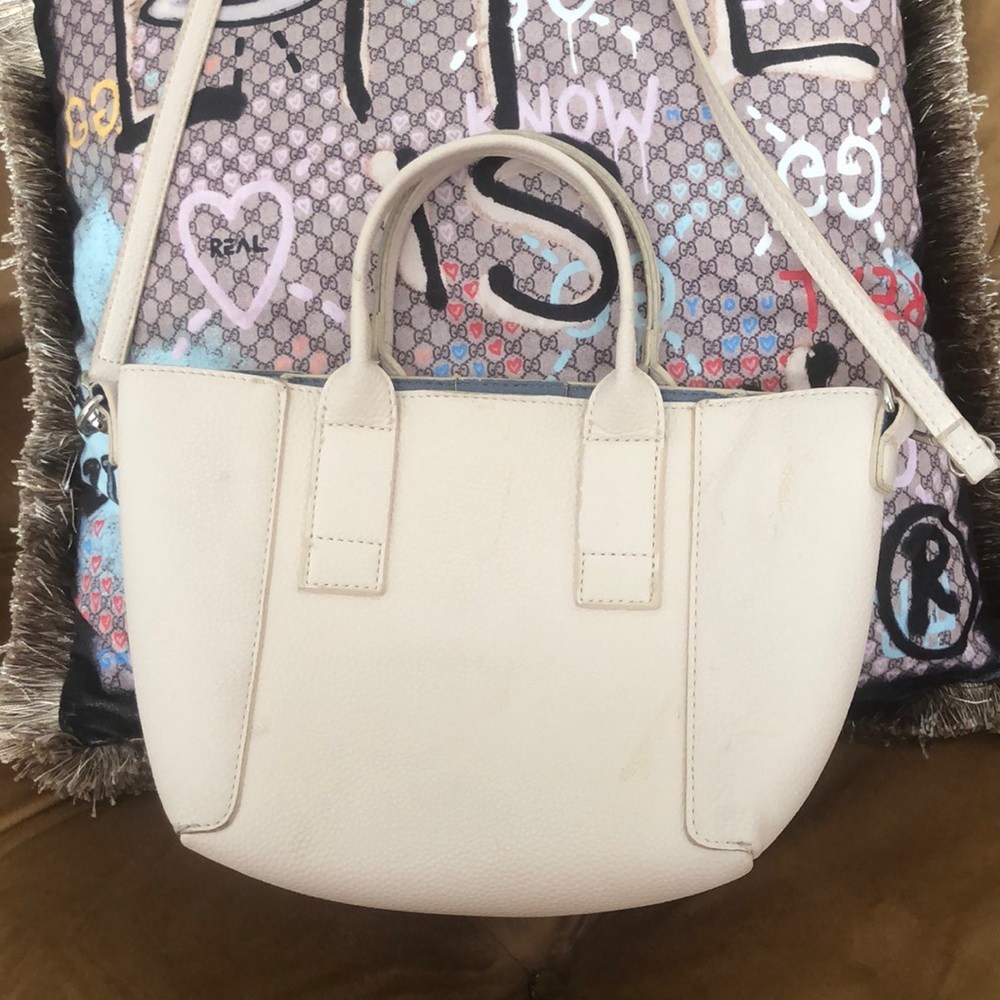 Zara white crossbody bag
